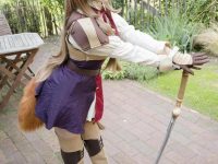 Mikomihokina高叉礼服cos作品，美得不可方物