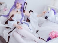 可爱的Sayako今年4岁胡桃,分享她的cos作品图包。