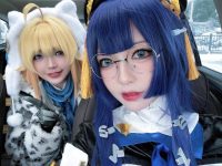 黑夜魅影般的美，半半子saber最新cosplay照片惊艳登场