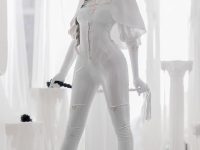 独一无二的樱落酱w圣路易斯礼服图片，完美演绎