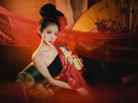 用镜头感受沧霁桔梗真名的cosplay艺术之美