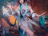 露儿大魔王cos女娲的图包：足足500张气势如虹的视觉盛宴