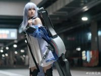 超美的麻花麻花酱黑白婚纱cos作品,图片精选